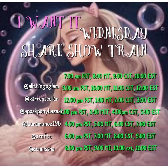 Allthingsglam Live Now! I want it Wednesday share show train - Picture 5 of 17